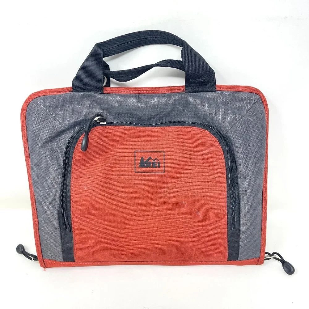 REI Tablet‎ Laptop Ipad Protective Carrying Case Orange Gray